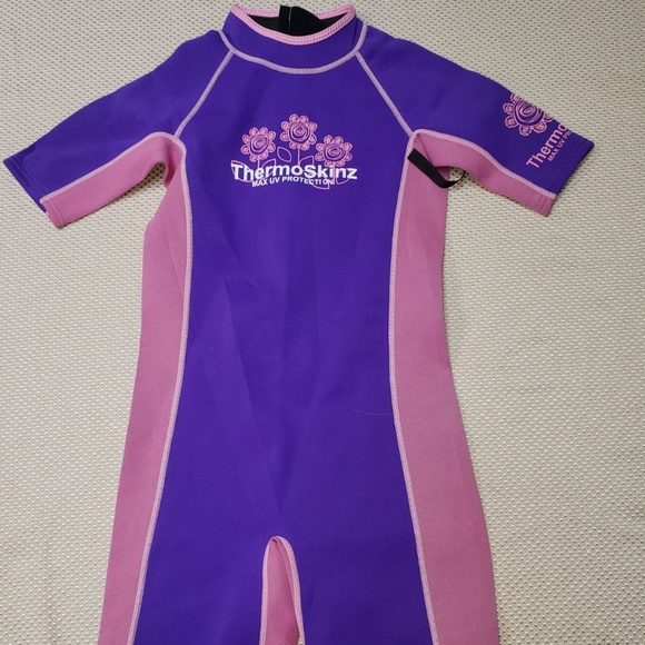 Thermoskinz Wetsuit Kids Girls Size 10 VGUC